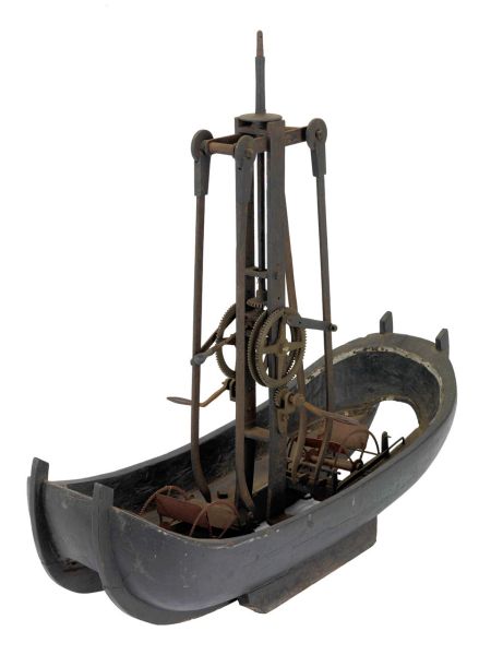 Boat model in National Maritime Museum