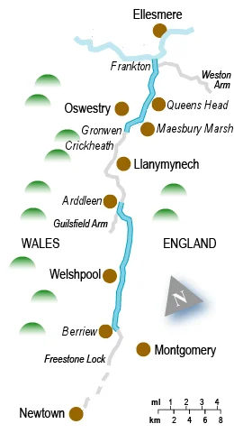 Montgomery Canal Map