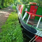 Boat on the Llangollen Canal