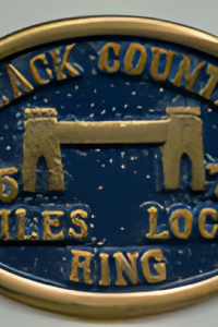 Black Country Ring Brass Plaque