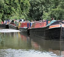 Boats at Shackerstone Festival