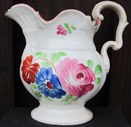 Rose covered jug