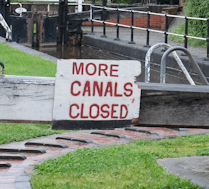 Canals and rivers running out of water!