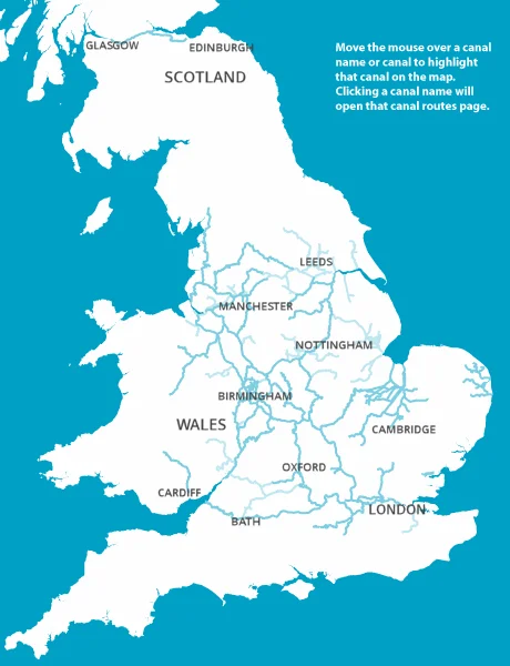 uk canal map