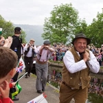 Bow hauling at a Canal Festival