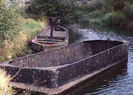 Icebreaker and tub boat at Ironbridge Gorge Museum