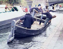 Icebreaker in warmer weather demonstration