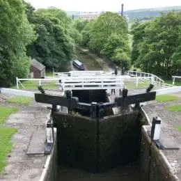 Looking down towards Bingley
