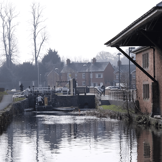 Montgomery Canal in Welshpool